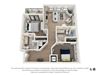 2R Floor Plan 2R Floor Plan at The Baxly, Savannah, GA, 31401